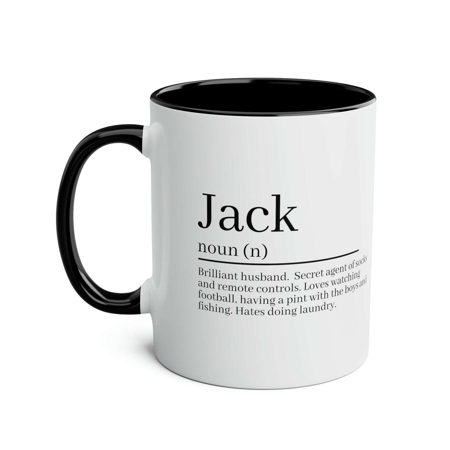Jack Husband Description Mug